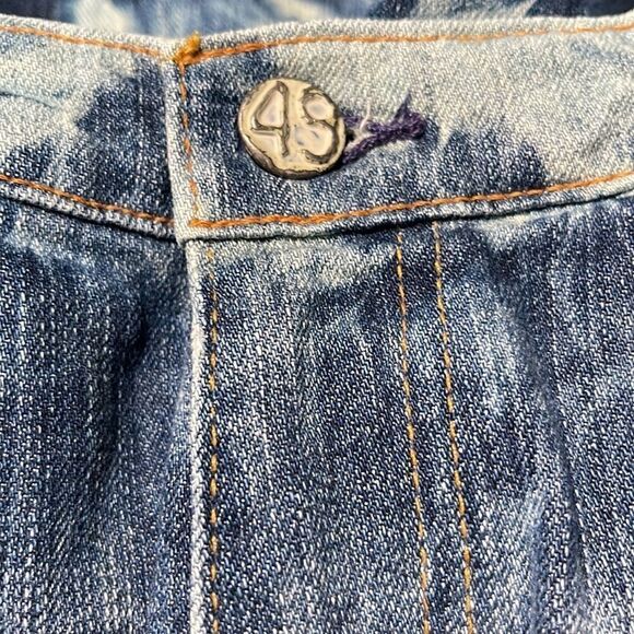 AG Adriano Goldschmied Shibori Dyed Belle Flare Jeans Acid Wash Size 31 - Picture 9 of 13